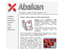 Tablet Screenshot of abakan.pl